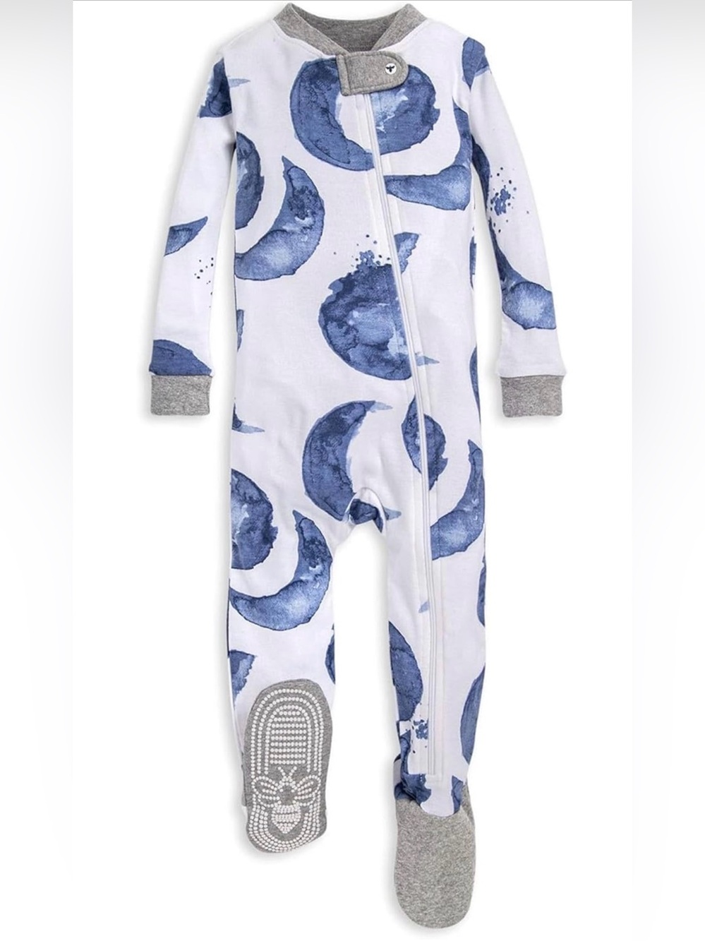 NWT! Burt’s Bees 12-18 month Indigo Moon Snug Fit Pajamas Organic Cotton RARE